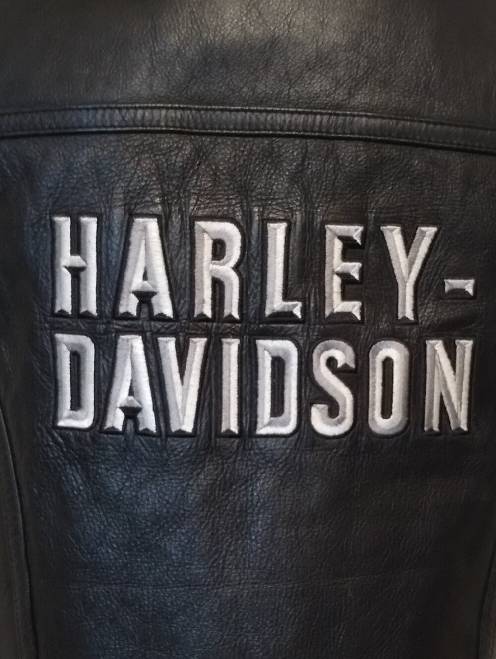 Harley Davidson Leather Vest Women's Size M